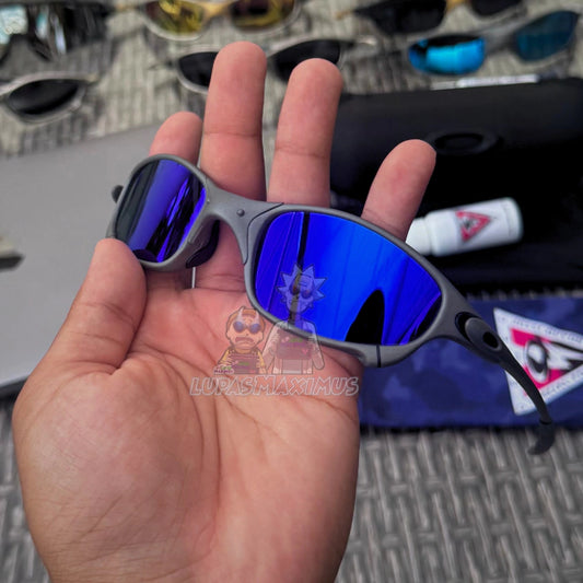 JULIET XMETAL NEON BLUE + SIDBLINDER