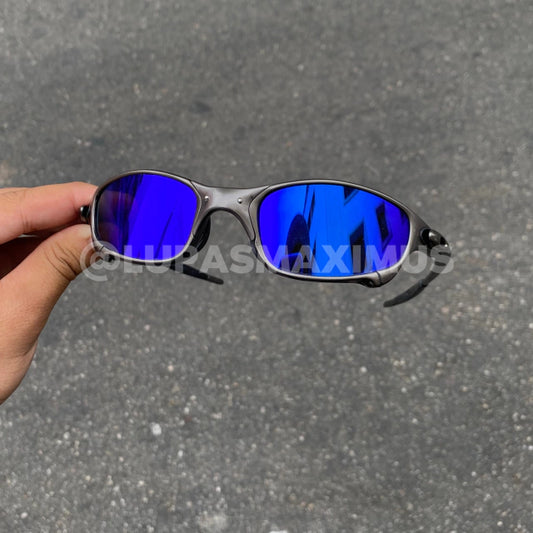 JULIET CARBON POLISHED NEON BLUE